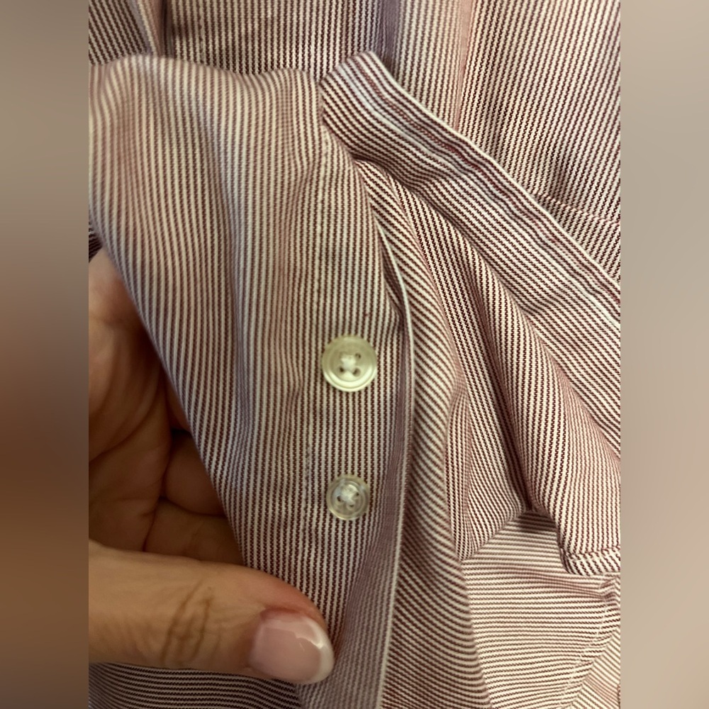Club Room Men's Dress Down Shirt - Soft Mauve - Picture 3 of 4